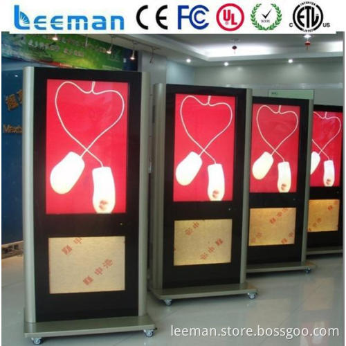 horizontal info kiosk Leeman P1.5 SMD digital advertising equipment